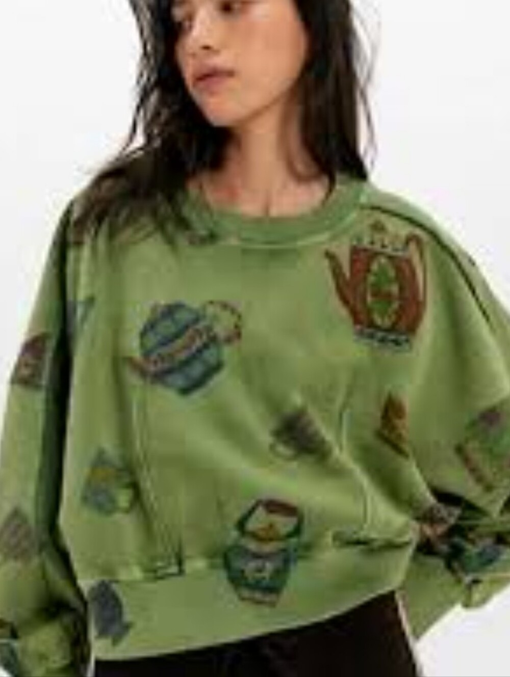 Free People Gaia Sweatshirt *Small *Teacup *Sold Out *New With Tags